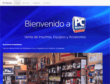 Tablet Screenshot of pcmundomdp.com